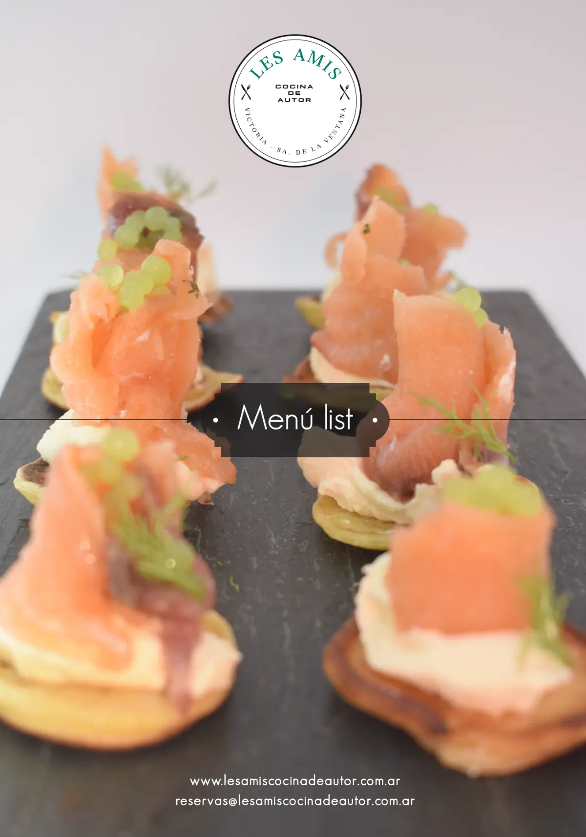 Carátula Menú Les Amis