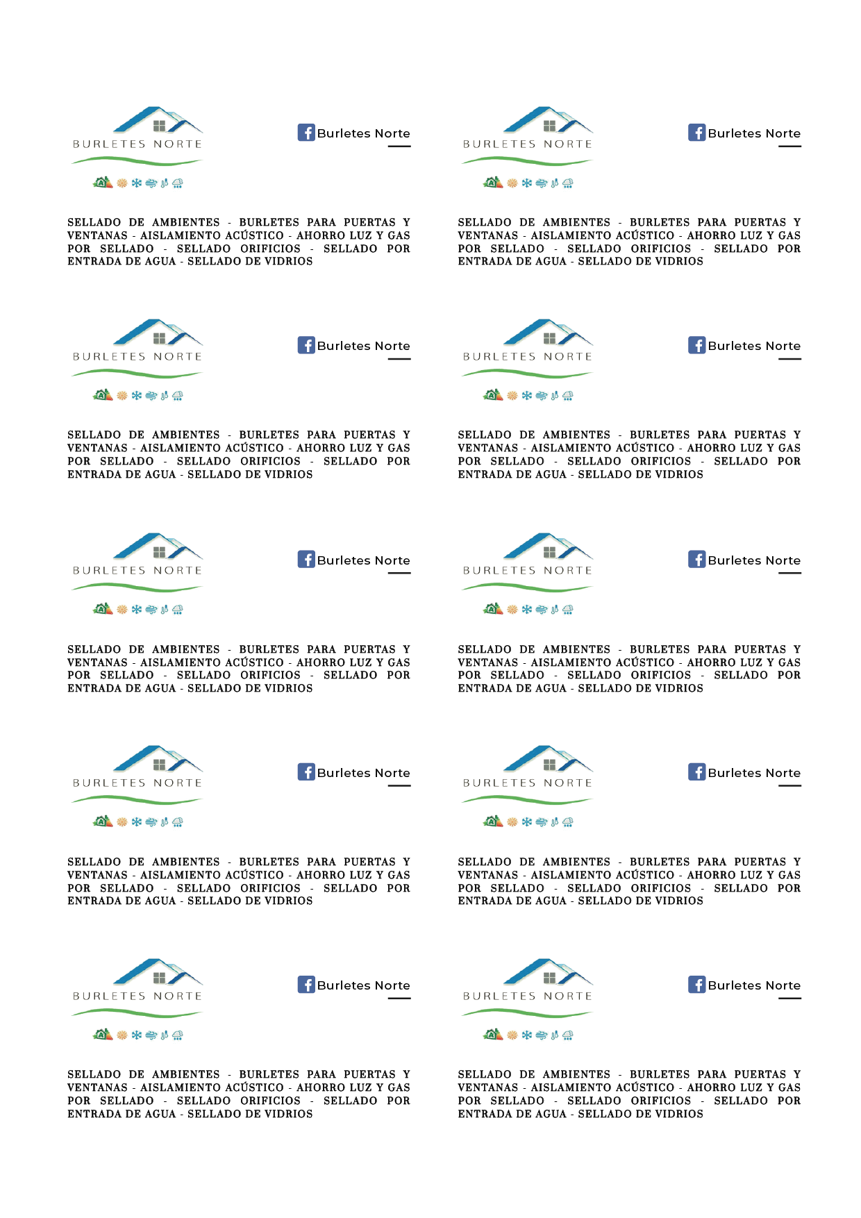 Burletes Norte - frente